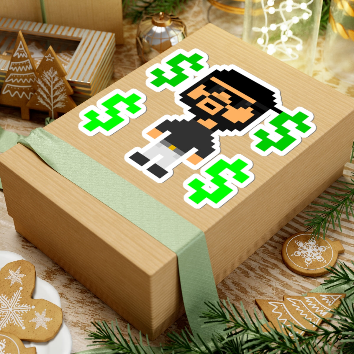 Pixel Chuli Money Sticker