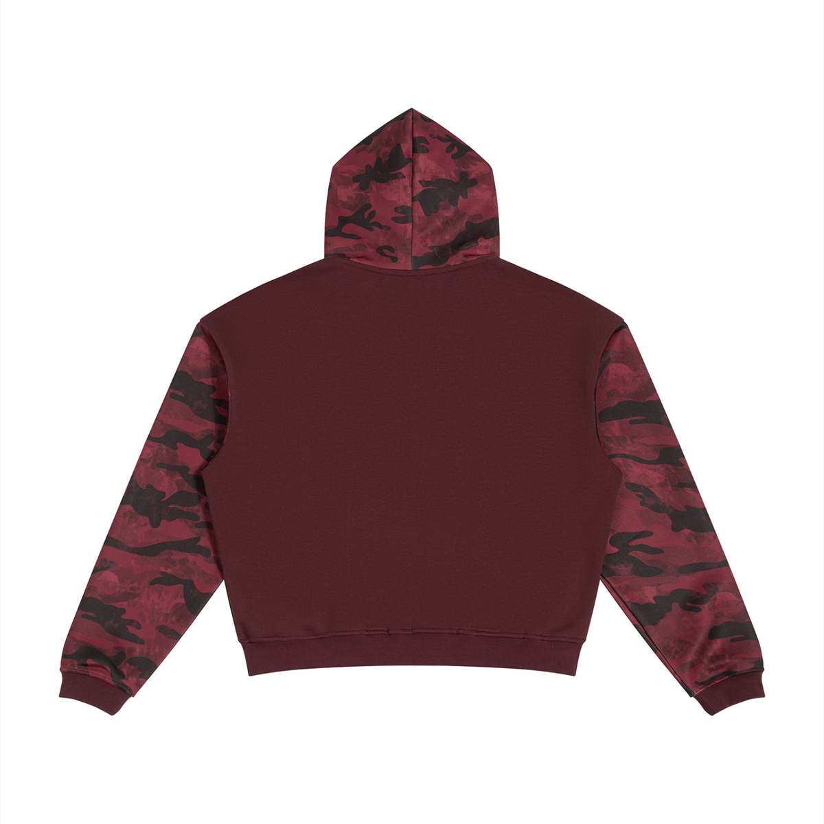 NewStar Colorblock Camo Full Zip Boxy Hoodie