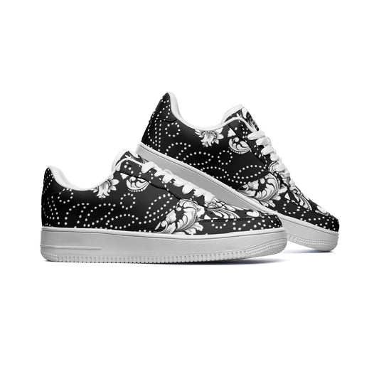 Black Paisley Sneakers