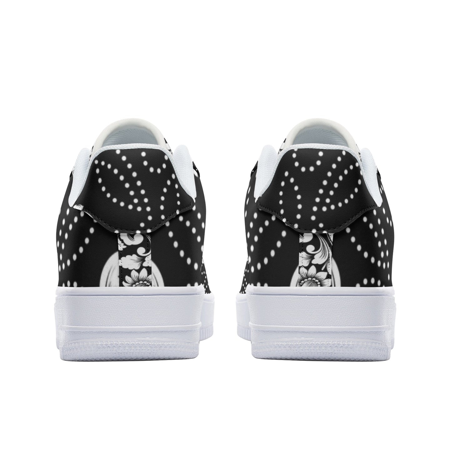 Black Paisley Sneakers