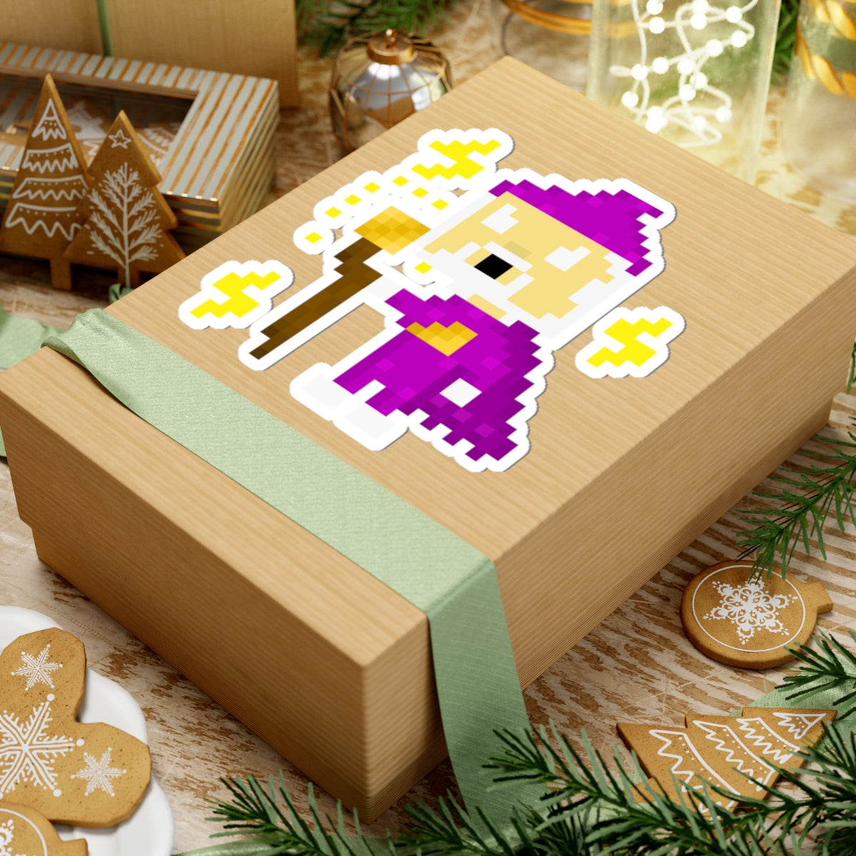 Pixel E Sticker