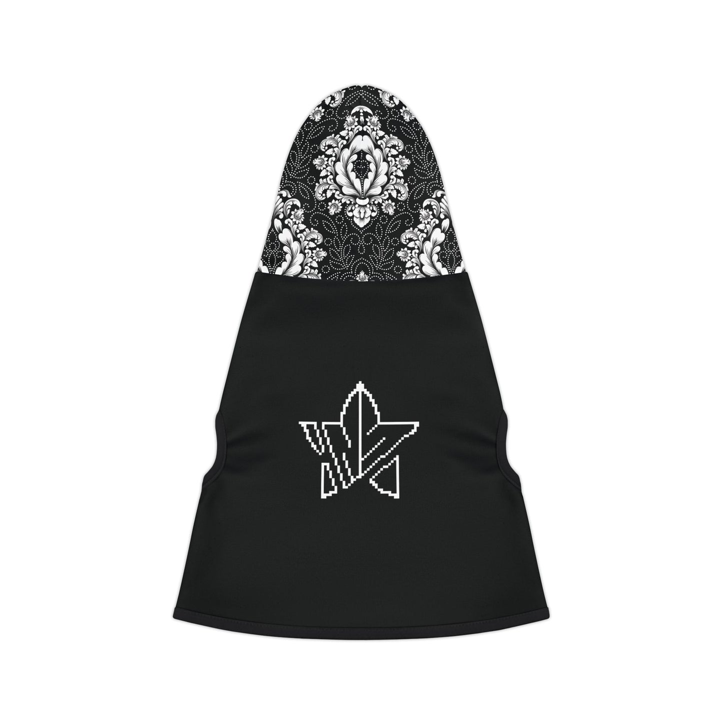 Black Paisley Pet Hoodie