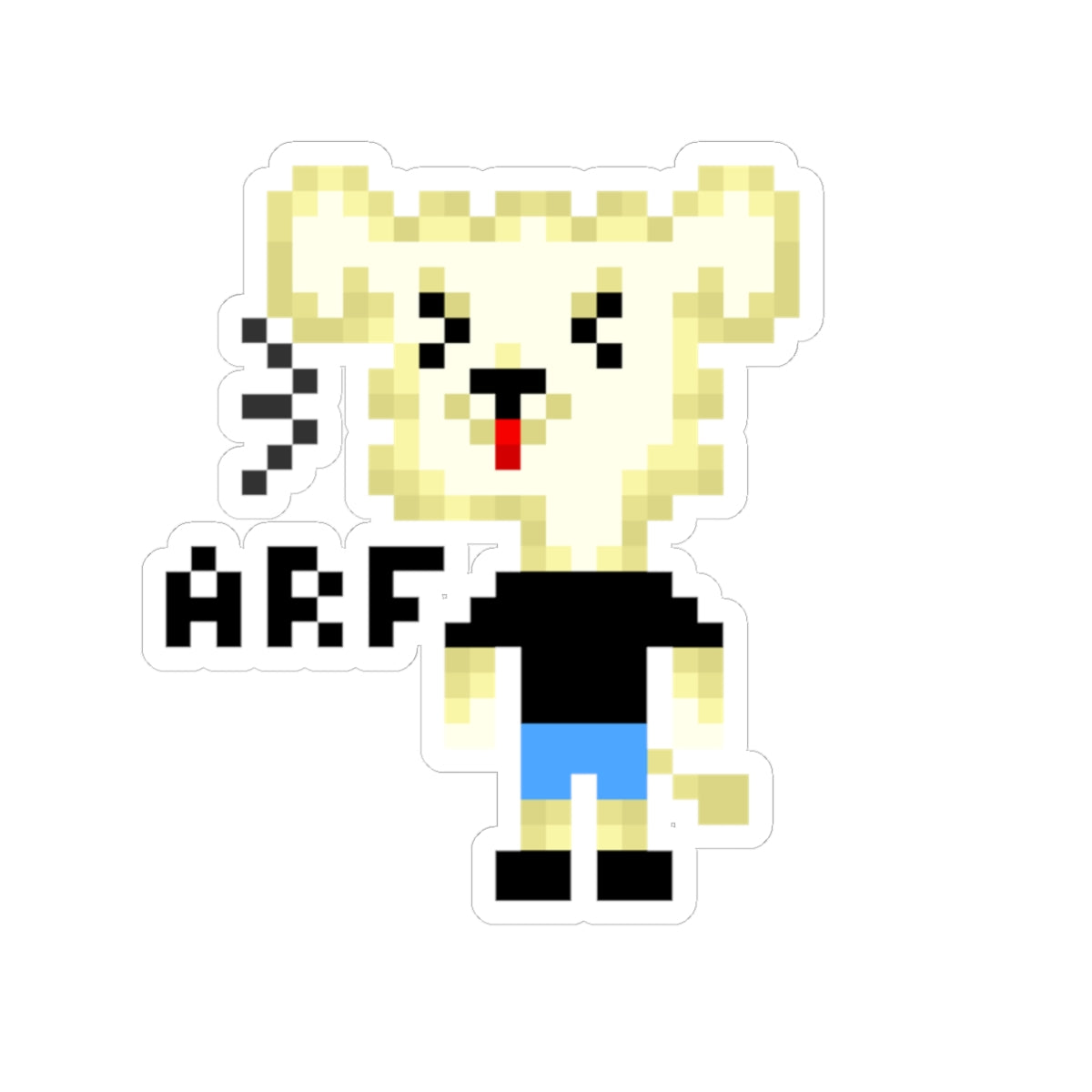 Pixel Poodle Sticker
