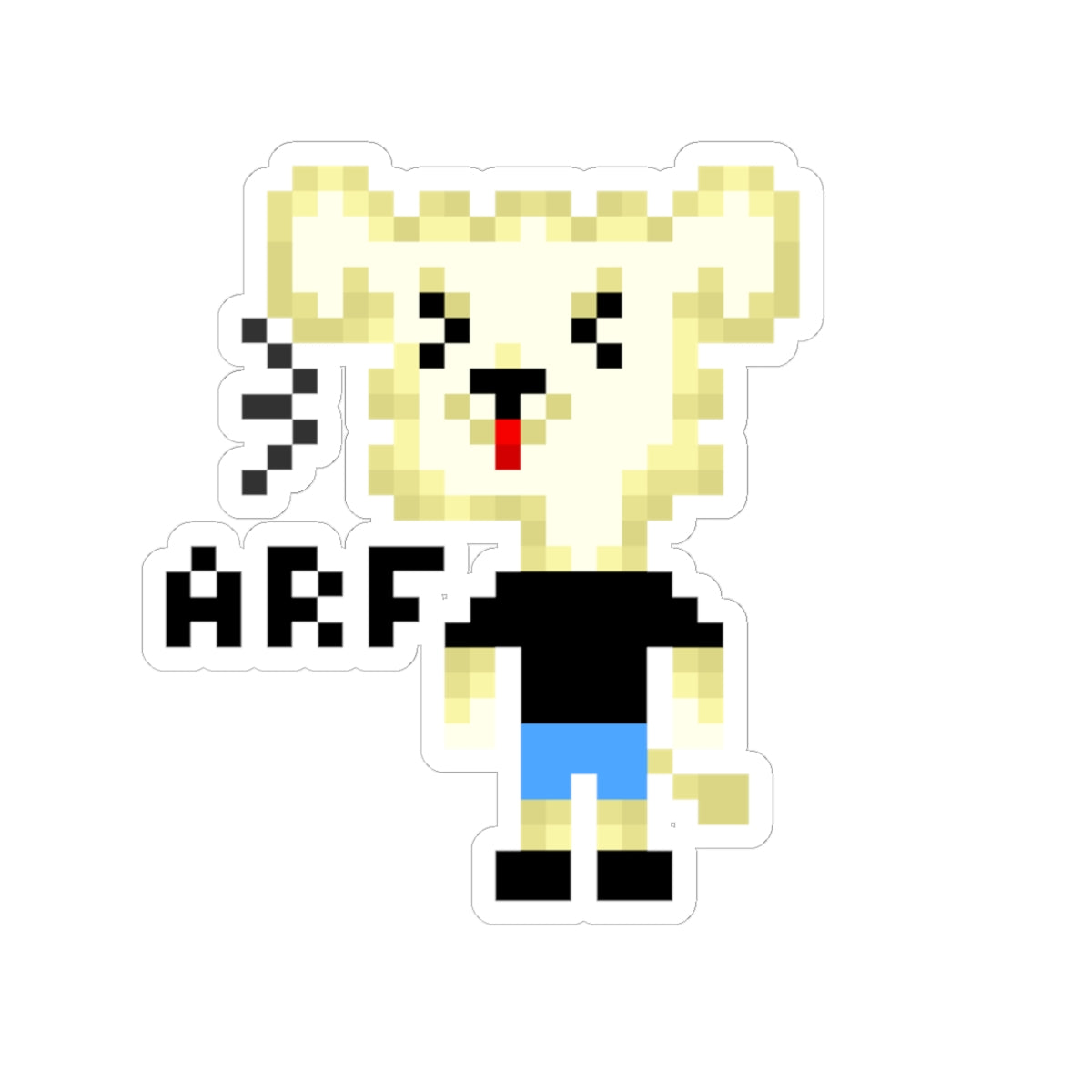 Pixel Poodle Sticker