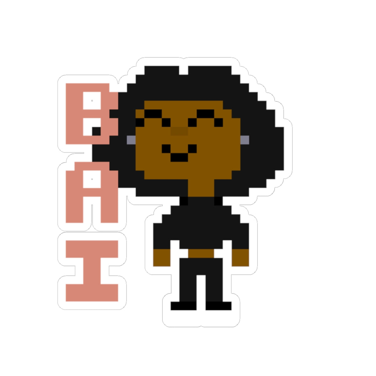 Pixel Retro Sticker