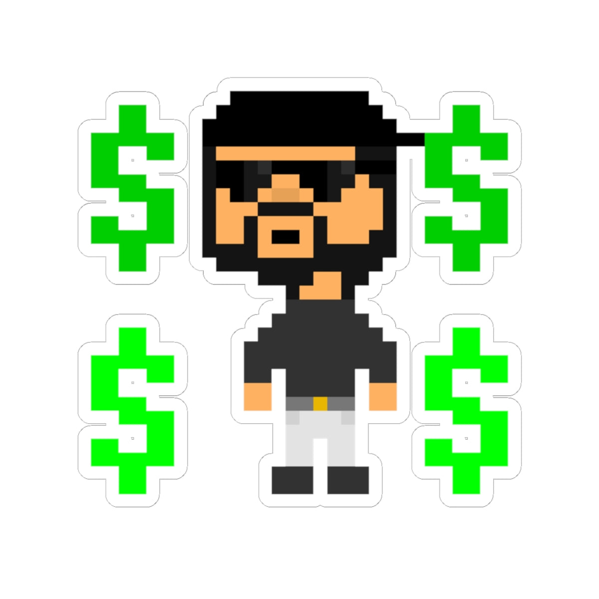 Pixel Chuli Money Sticker