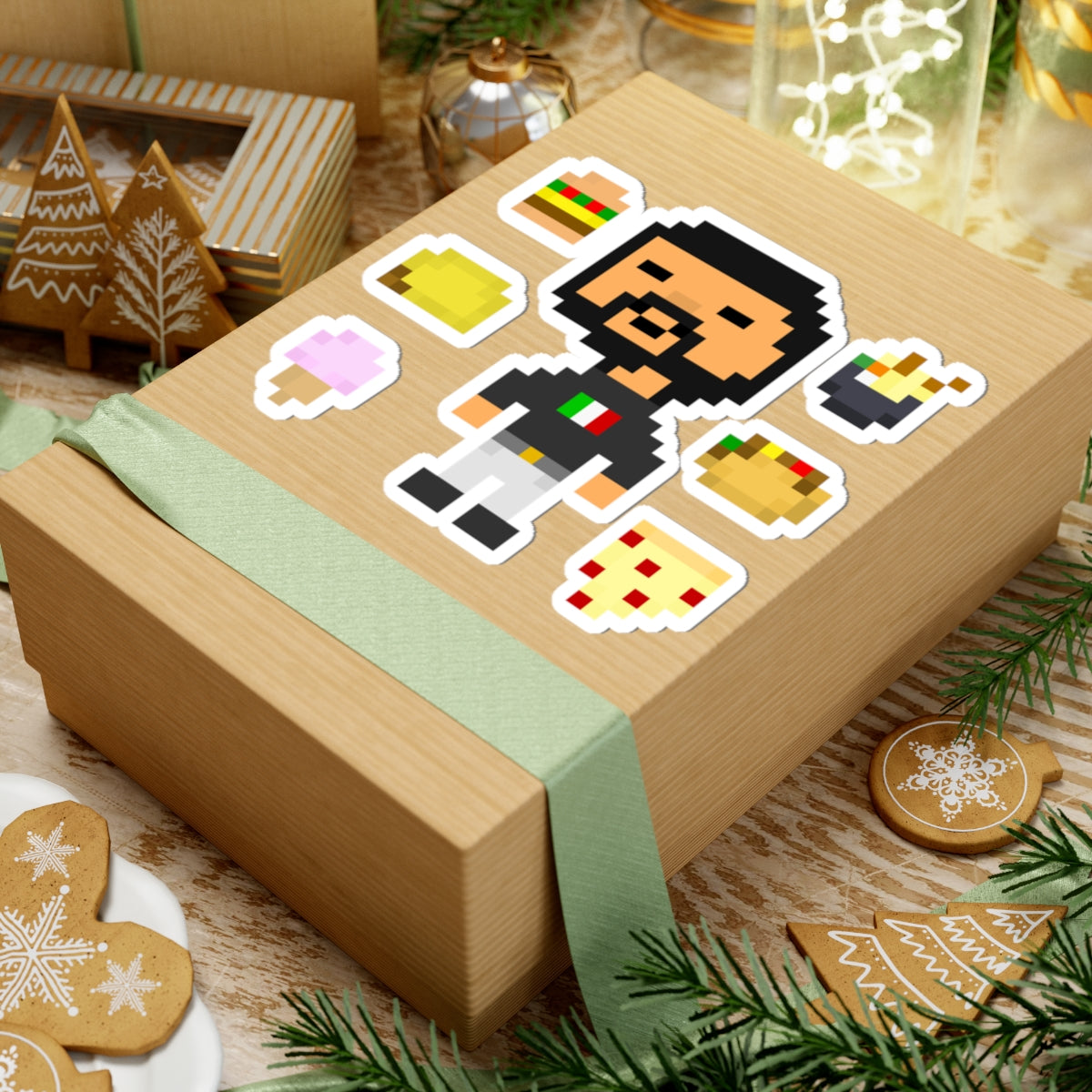 Pixel Chuli Food Sticker