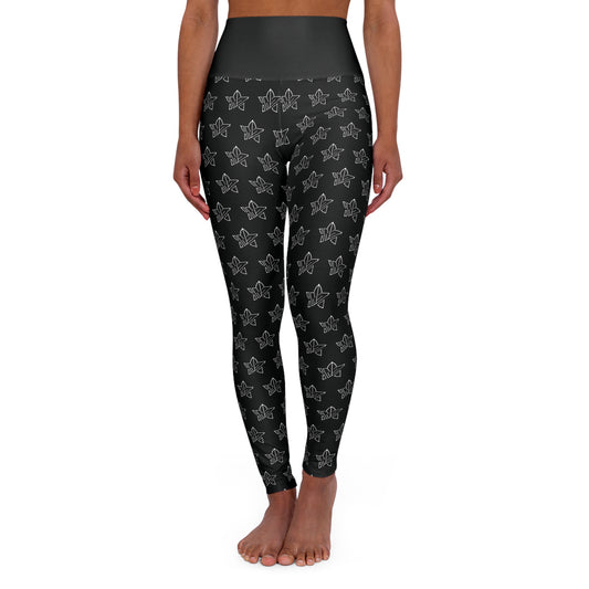 High-Waist Black Yoga Leggings