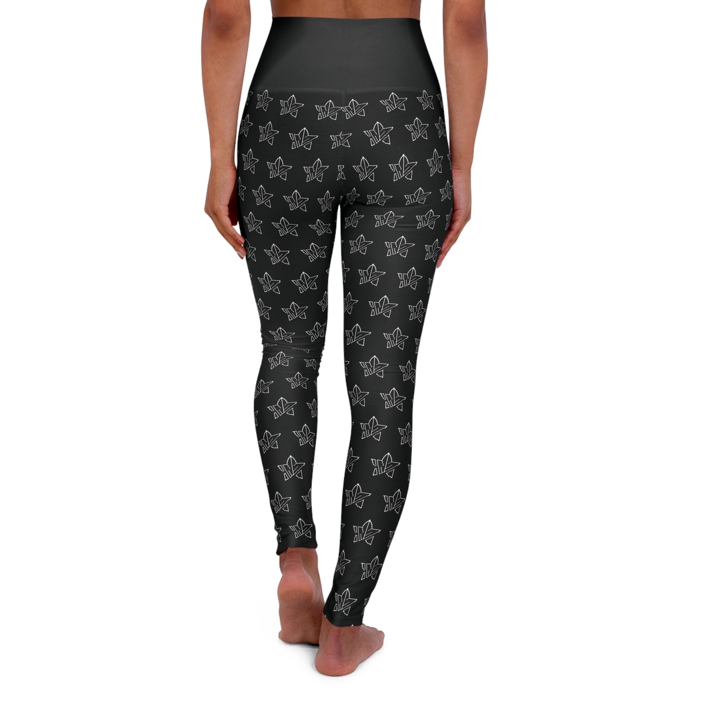 High-Waist Black Yoga Leggings