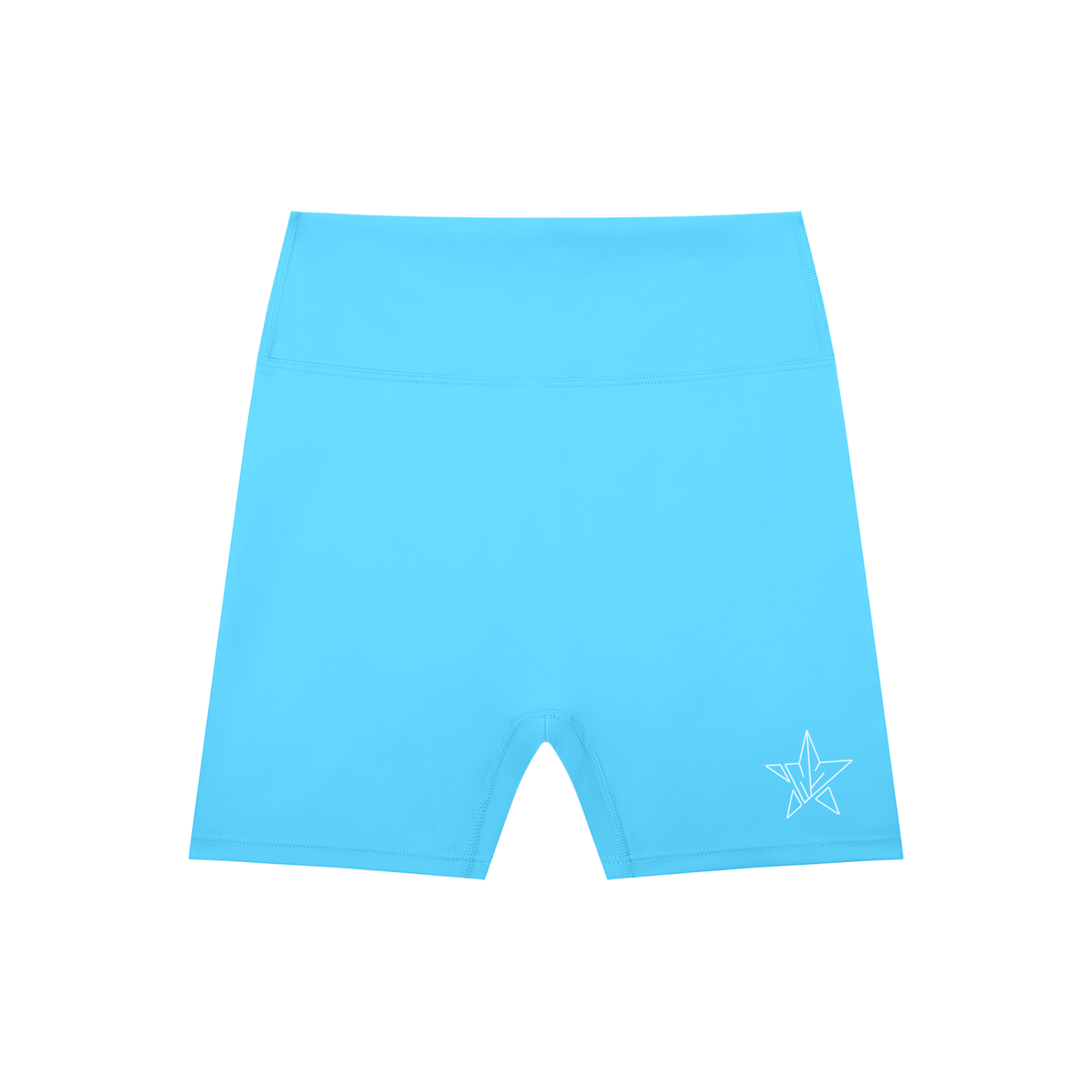 High-Waisted Blend Biker Shorts