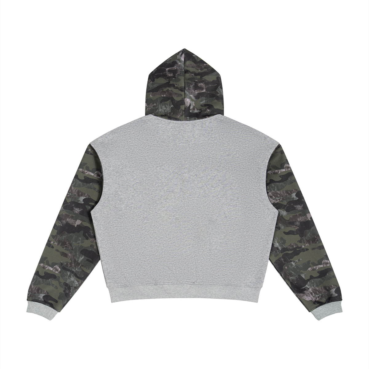 NewStar Colorblock Camo Full Zip Boxy Hoodie