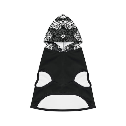 Black Paisley Pet Hoodie