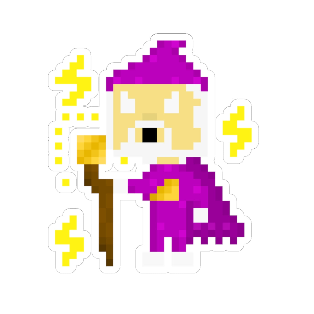 Pixel E Sticker
