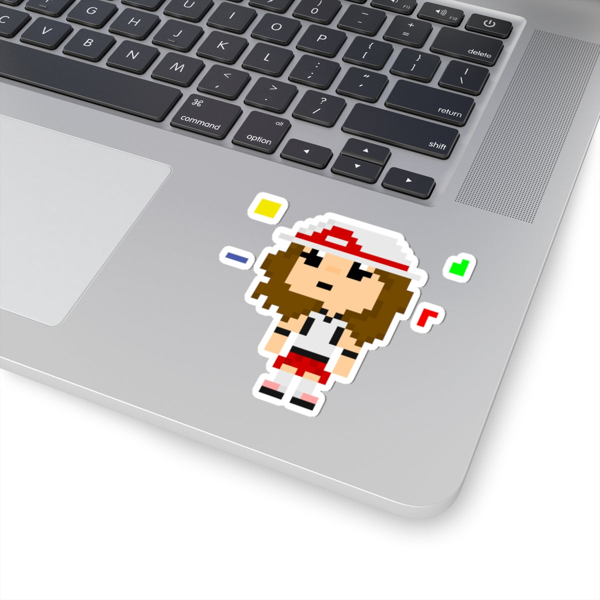 Pixel AnniShark Sticker
