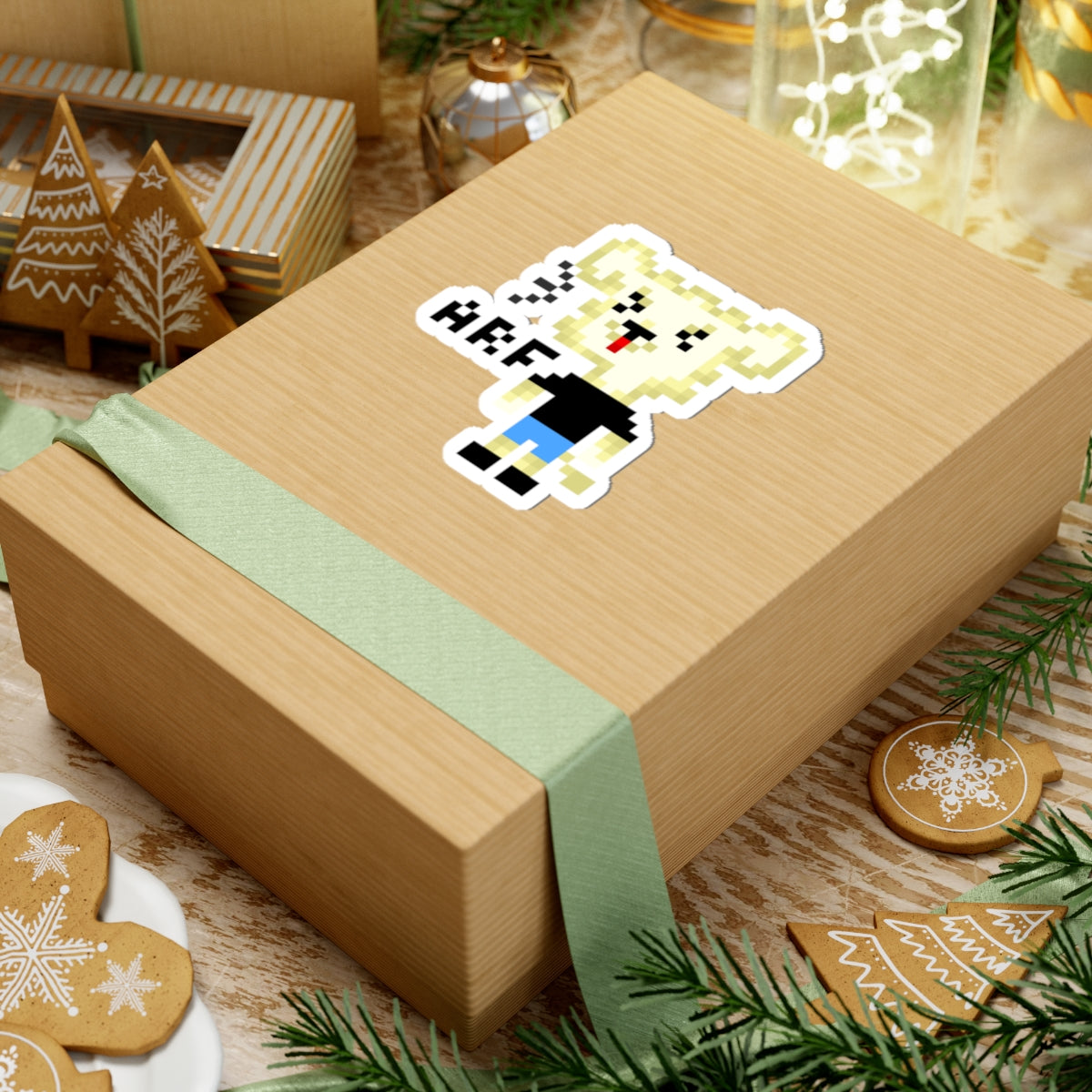 Pixel Poodle Sticker