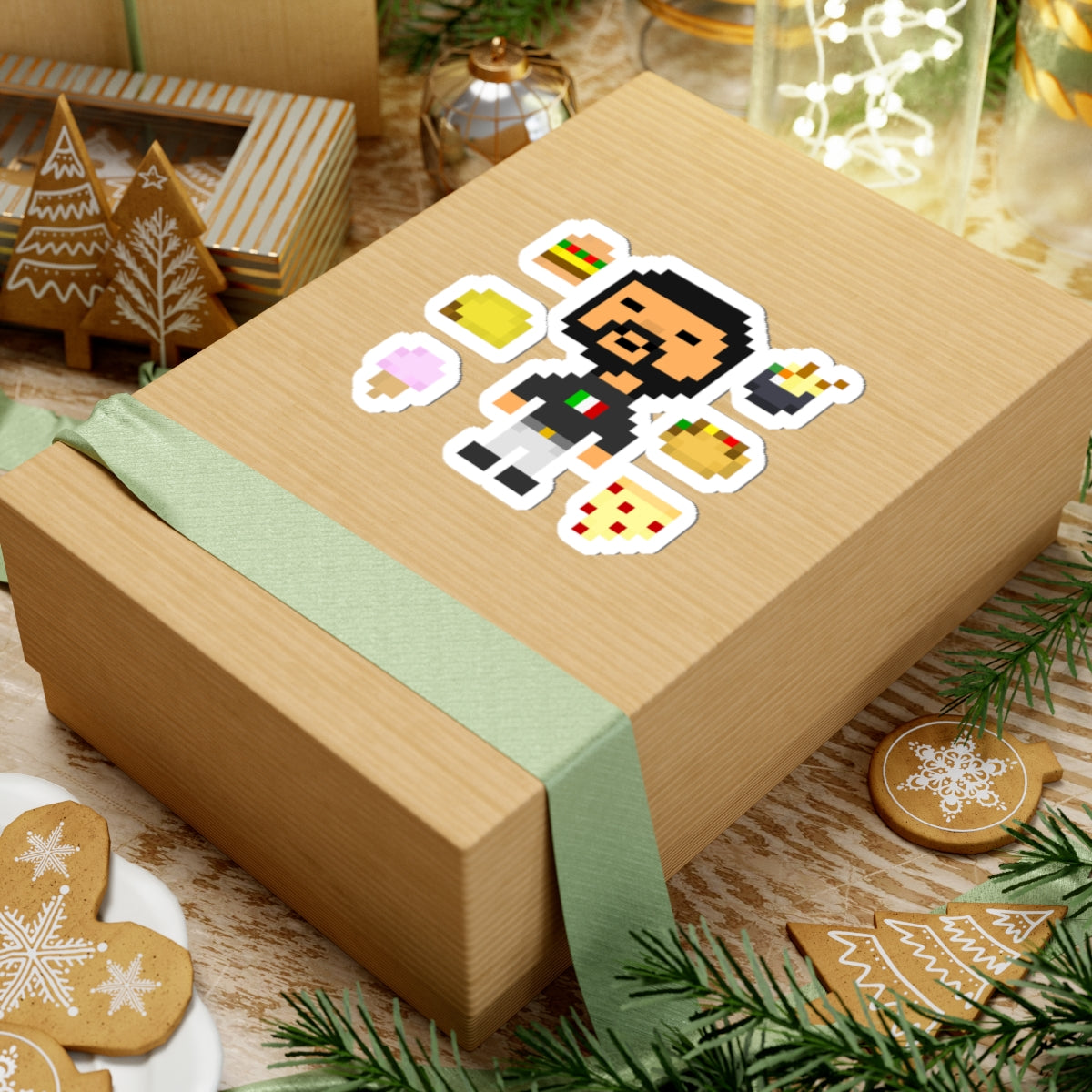 Pixel Chuli Food Sticker