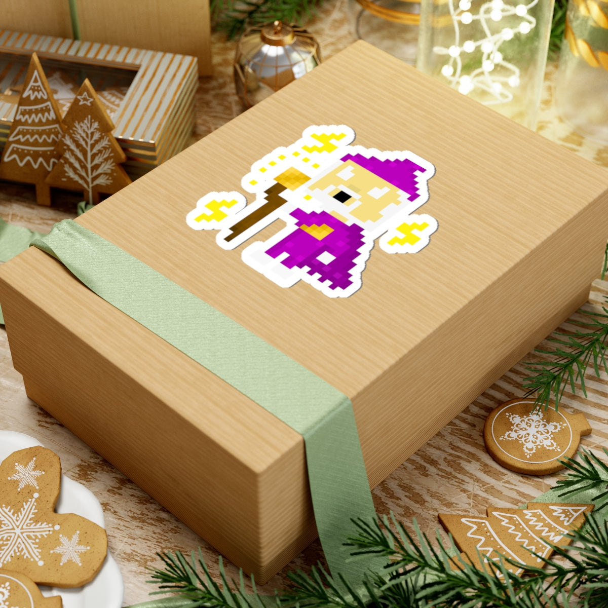 Pixel E Sticker