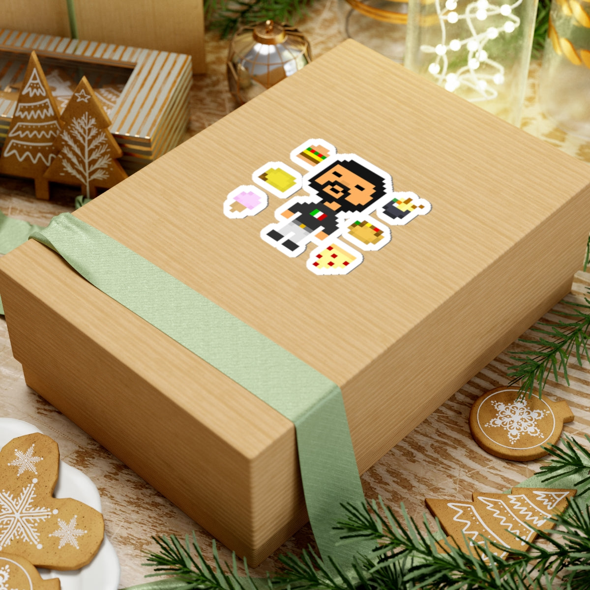 Pixel Chuli Food Sticker