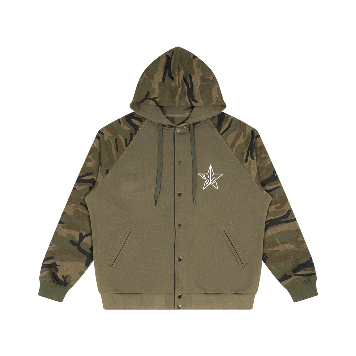 NewStar Camo-Splice Raglan Zip Hoodie
