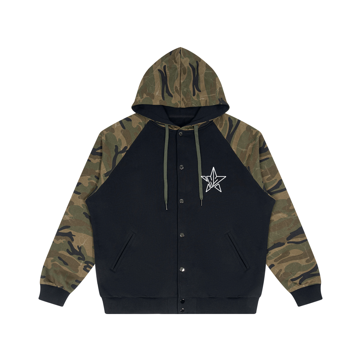NewStar Camo-Splice Raglan Zip Hoodie