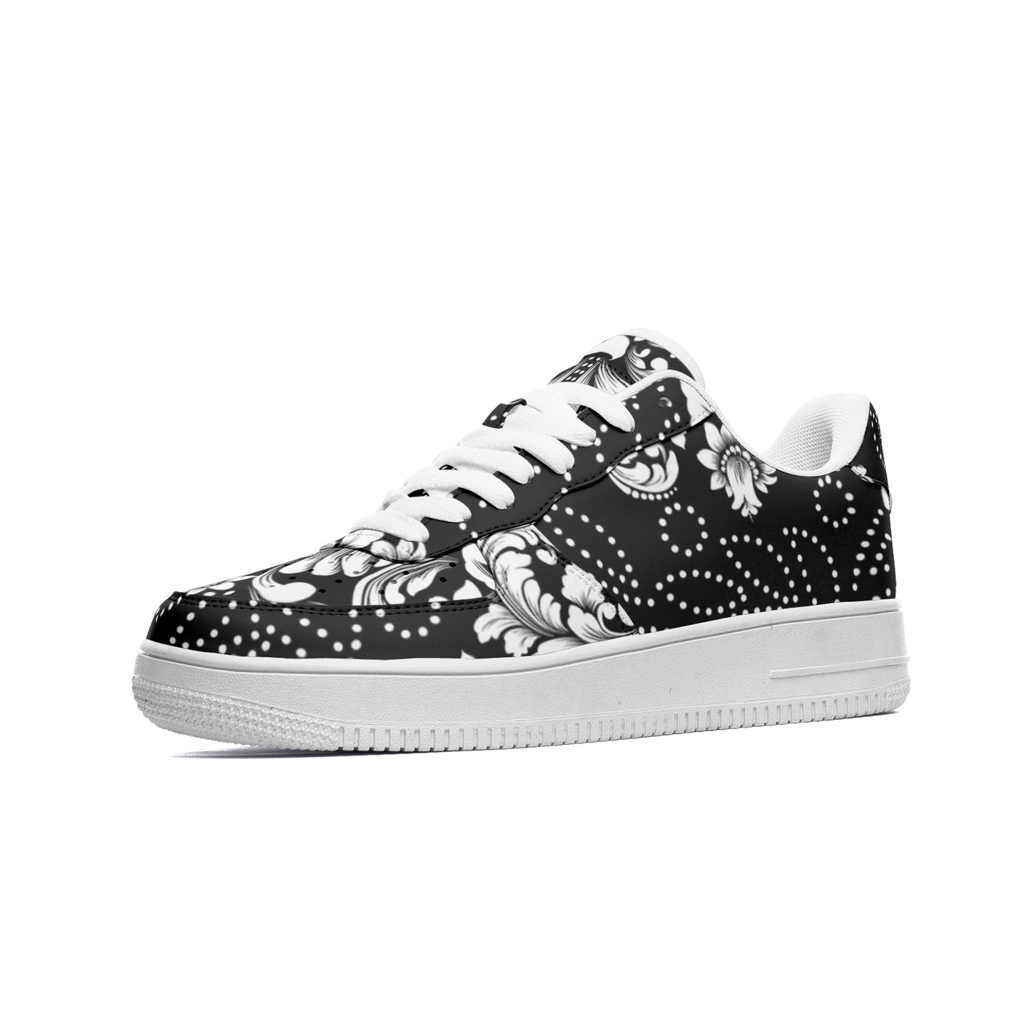 Black Paisley Sneakers