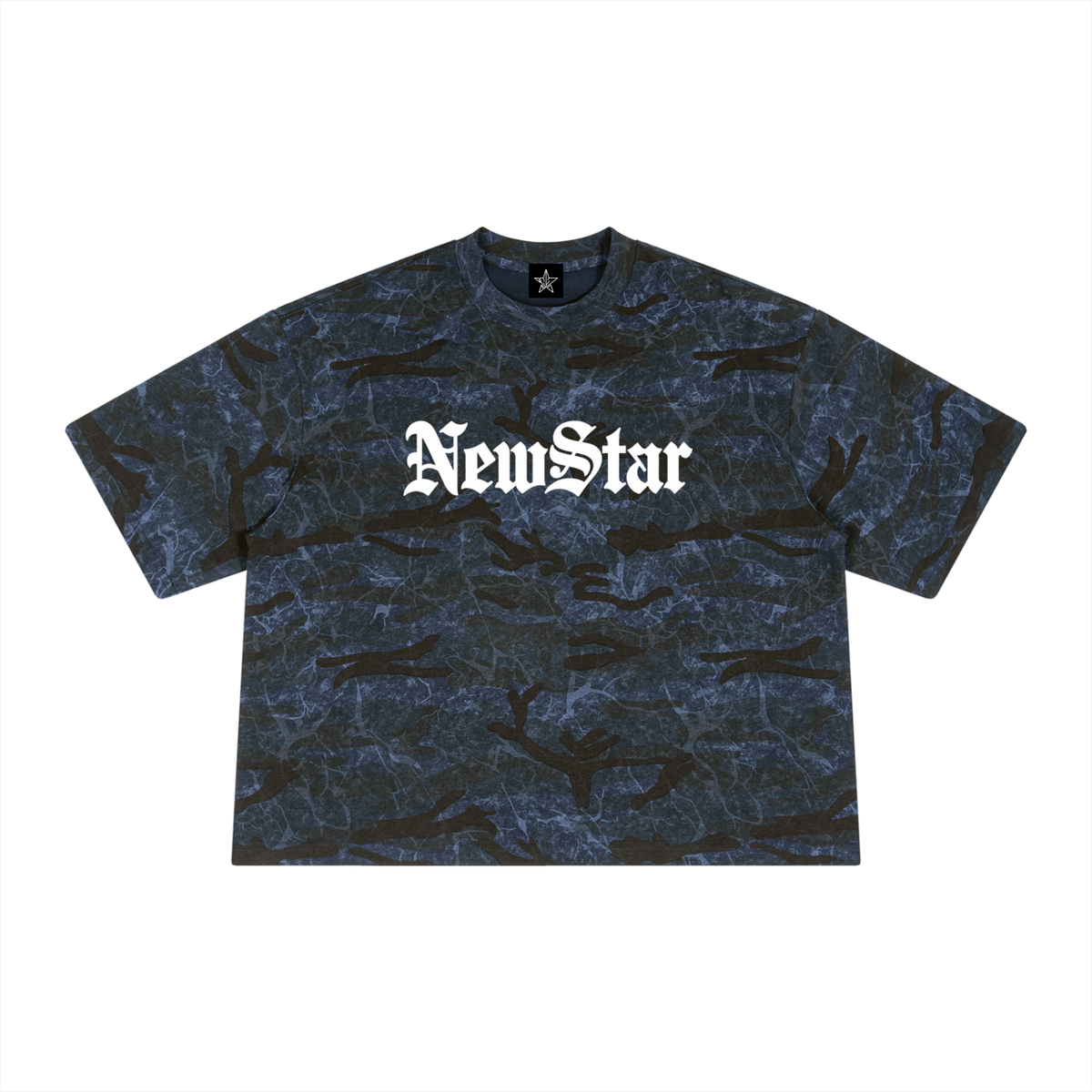 NewStar Boxy Camo Print T-Shirt