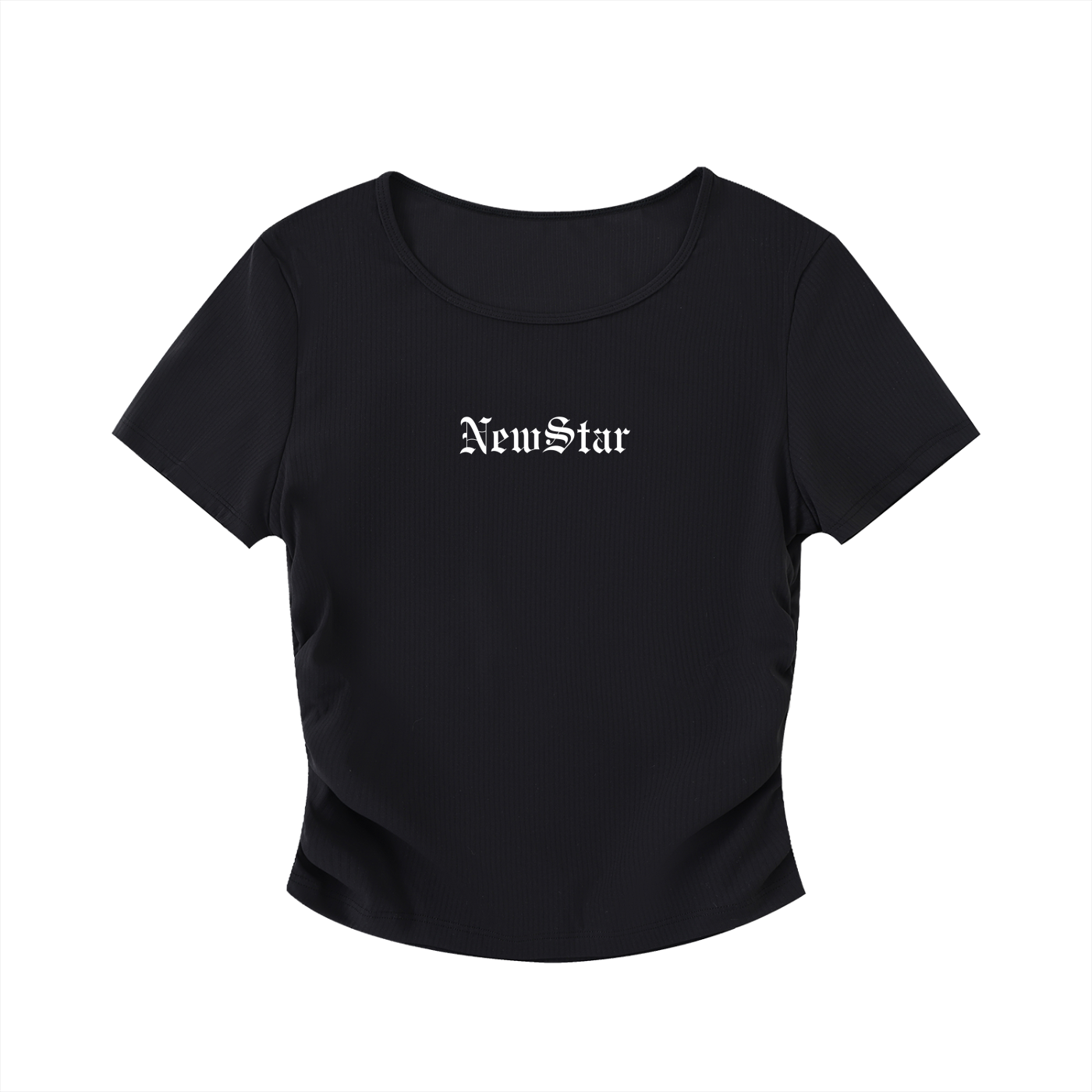 Ruched Bodycon Crop Top