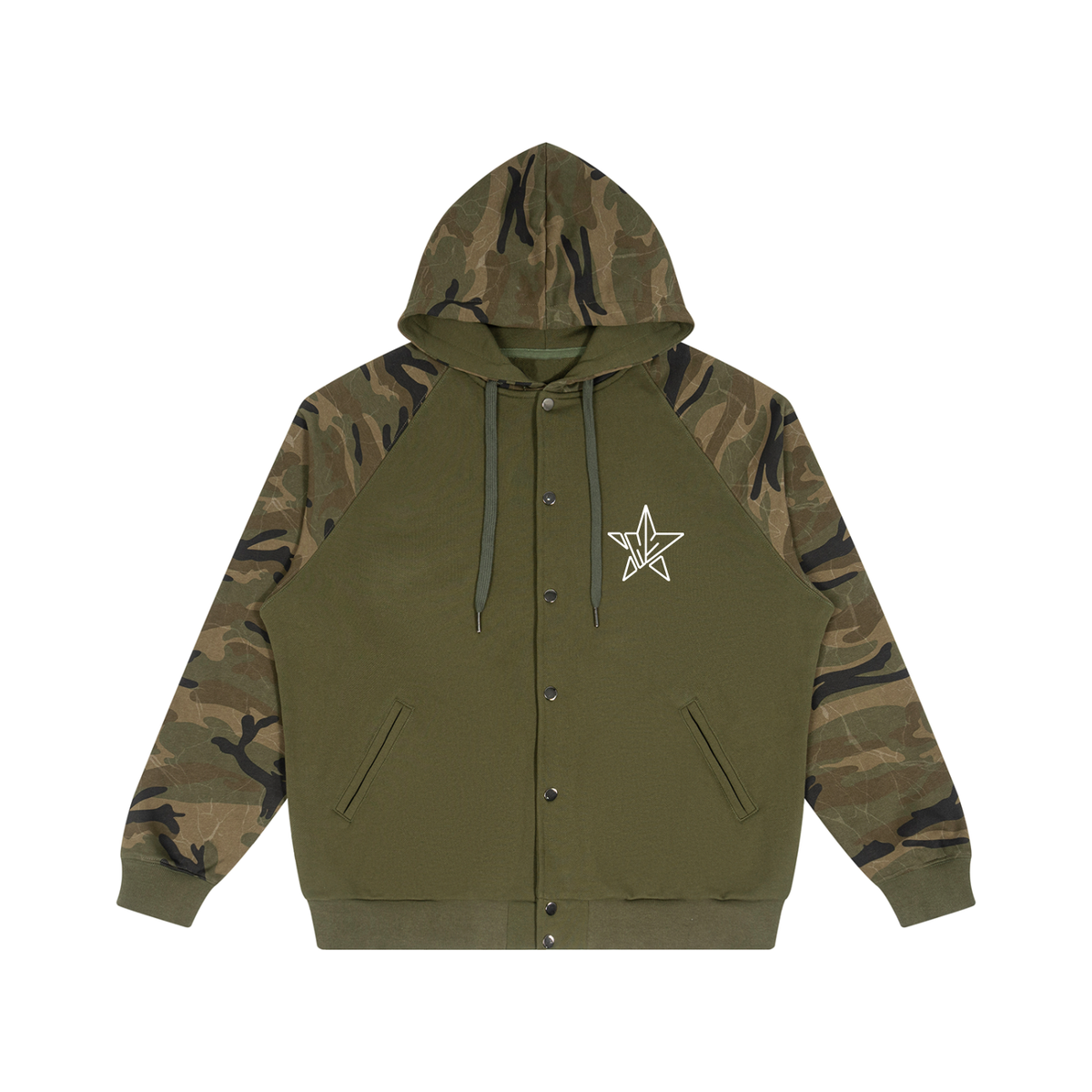 NewStar Camo-Splice Raglan Zip Hoodie